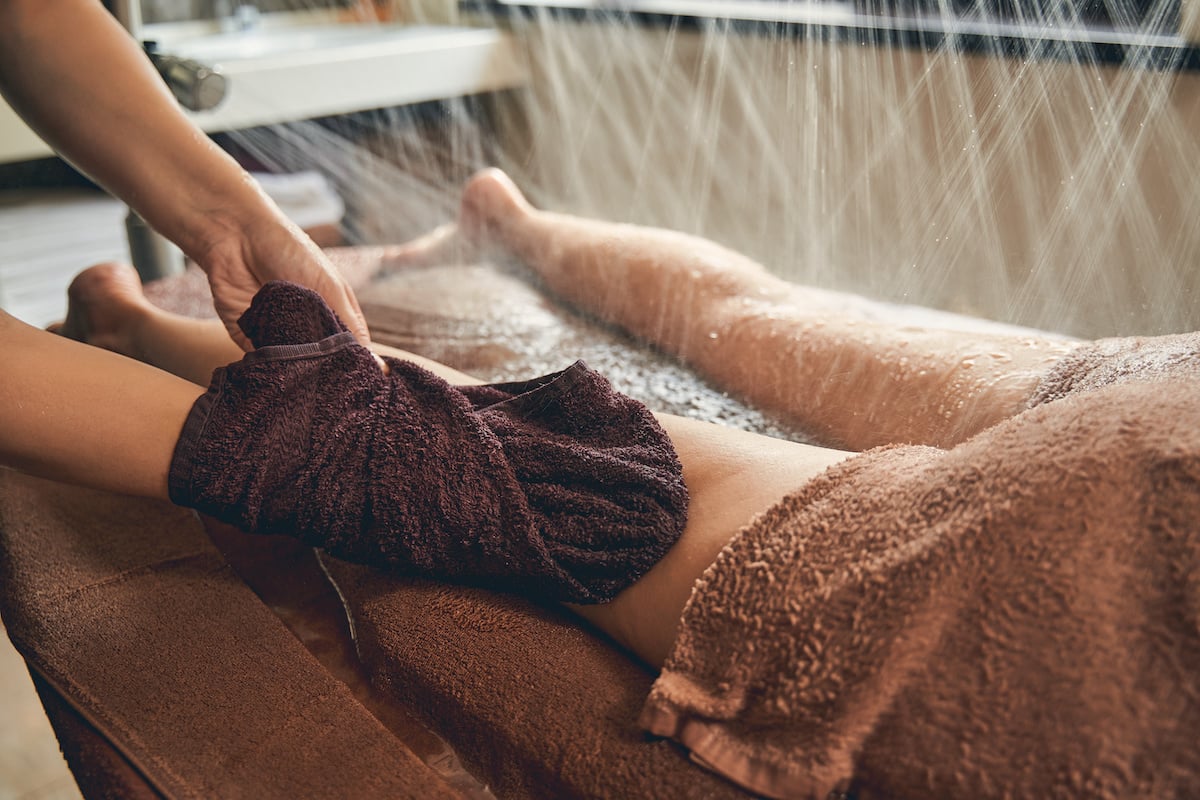 massage minceur en mini-cure thermale