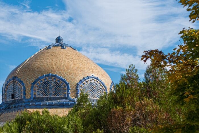vue sur dome des thermes de Vichy