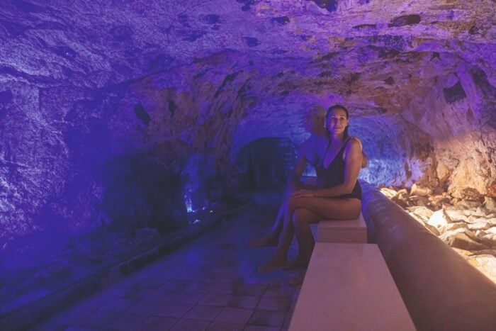 Grotte vaporarium naturel thermes Luchon