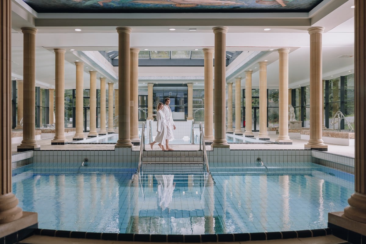 Couple au spa Villa Pompei à Amnéville-les-Thermes