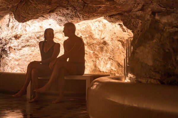 Couple de curistes aux Thermes de Bagnères-de-Luchon © David Duchon-Doris