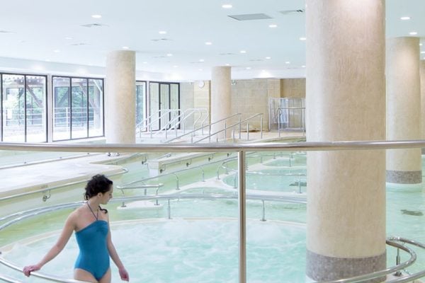Cure thermale Barbotan-les-Thermes - Le couloir de marche