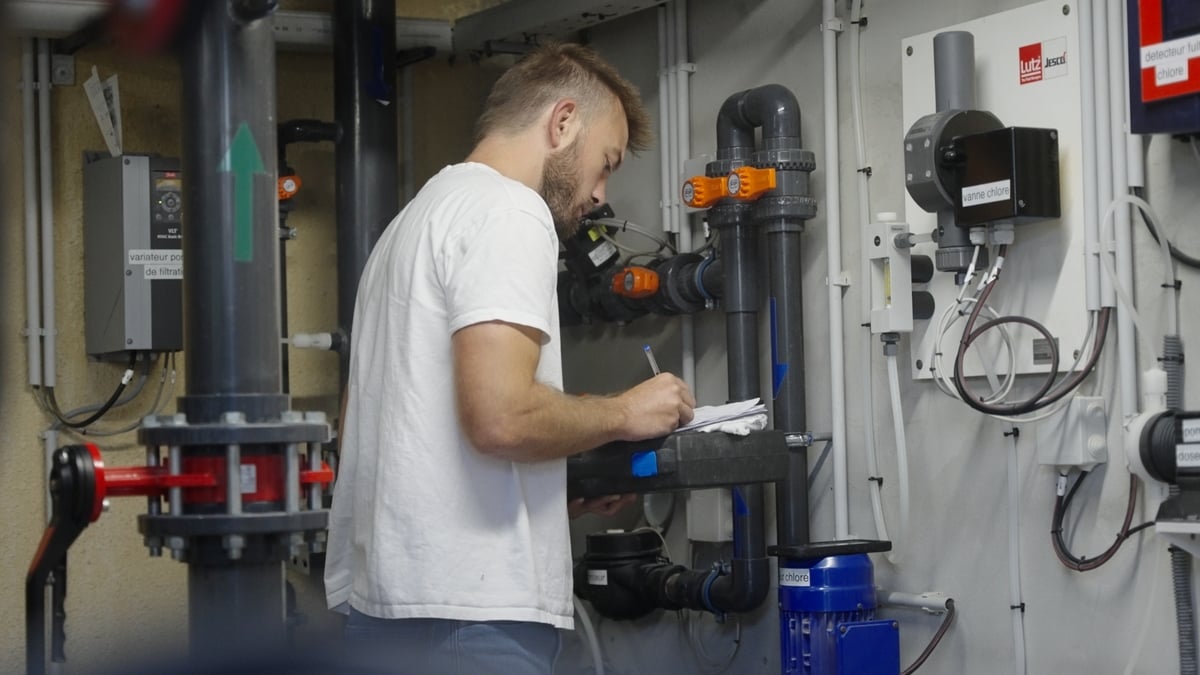 technicien au thermes de Saubusse