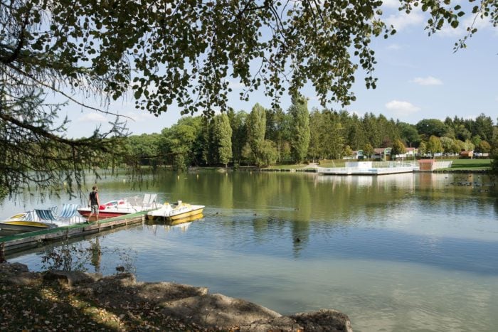 Cure thermale Contrexéville - Séance de pédalo sur le lac Folie