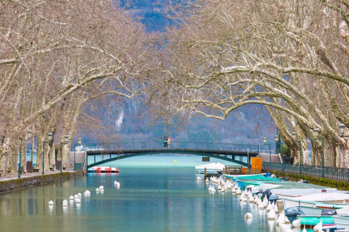 Pont des amours à Annecy