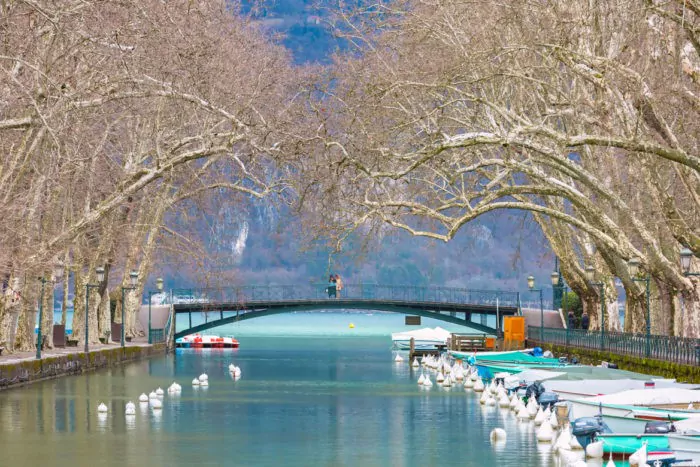 Pont des amours à Annecy