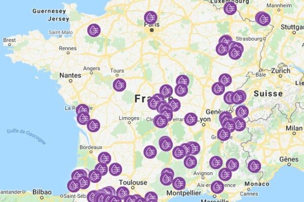 carte des cures thermales en France