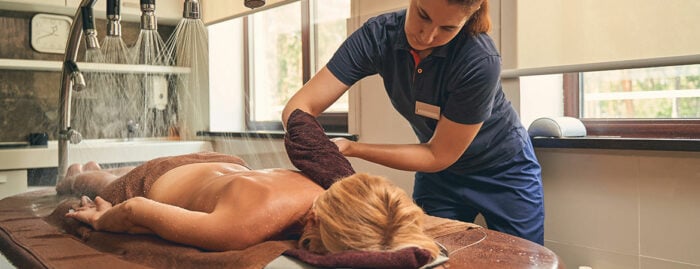 Douche thermal avec massage