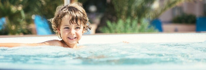 Enfant en cure thermale