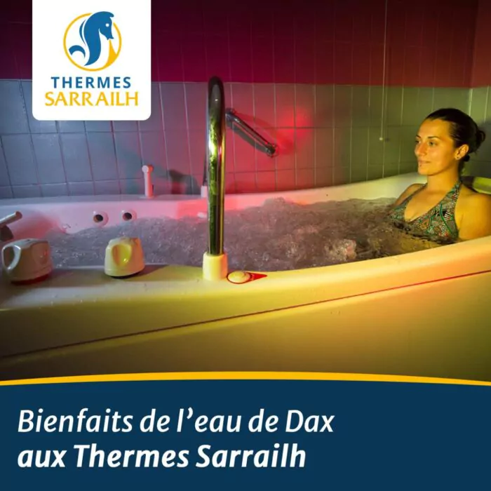 soins bains d'une cure thermale aux thermes de Sarrailh à Dax