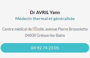 Fiche contact du Dr AVRIL Yann