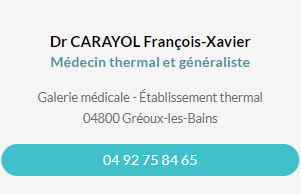 Fiche contact du Dr CARAYOL François-Xavier