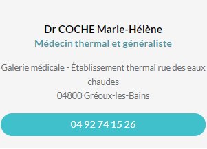 Fiche contact du Dr COCHE Marie-Hélène