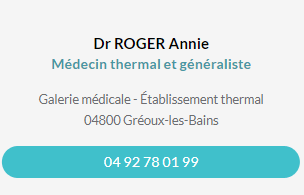 Fiche contact du Dr ROGER Annie