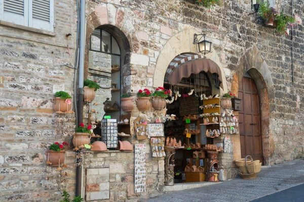 Magasin de souvenirs en cure thermale