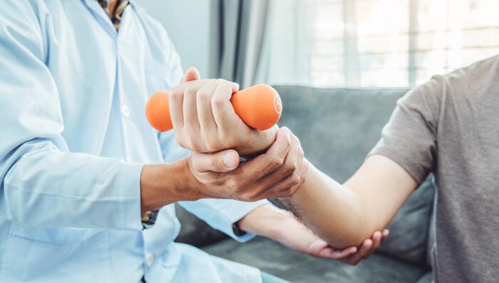 Rééducation des suites d'une fracture