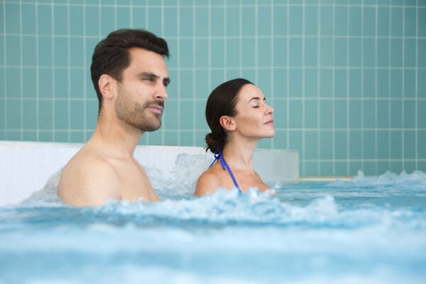 séance de détente au spa thermal d'Evian