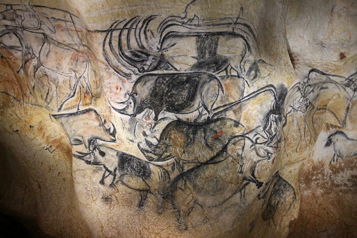 détail de la grotte Chauvet