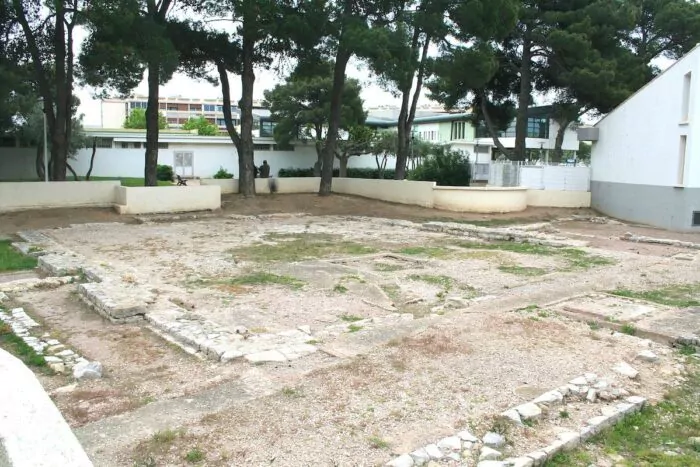 Site de la basilique gallo-romaine à Balaruc-les-bains