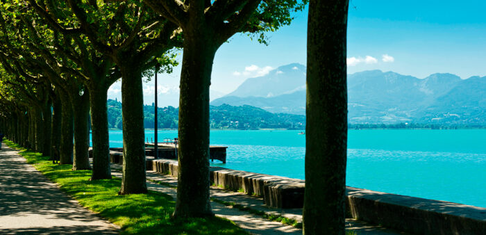 Lac du Bourget à Aix-les-Bains (Savoie)