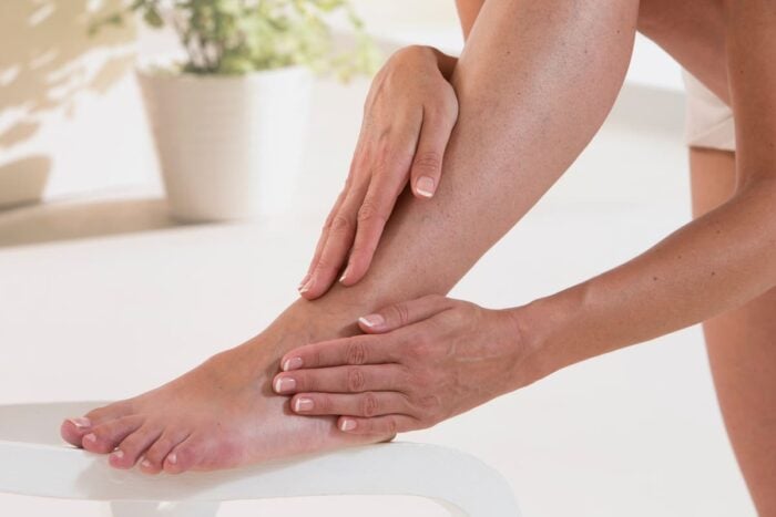 Auto massage des jambes