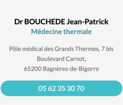 Fiche contact Dr BOUCHEDE Jean-Patrick