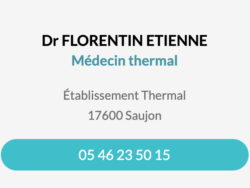 Fiche contact Dr FLORENTIN Etienne