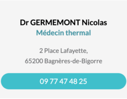 Fiche contact Dr GERMEMONT Nicolas