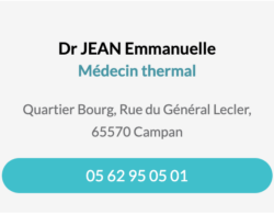 Fiche contact Dr JEAN Emmanuelle
