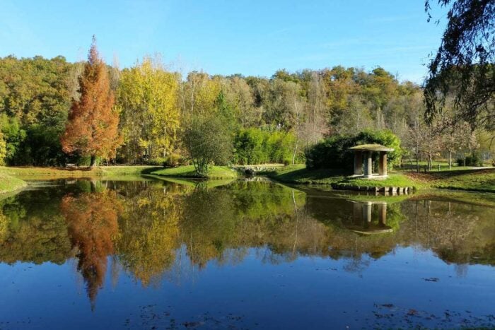 Le petit lac d'Eugénie les Bains