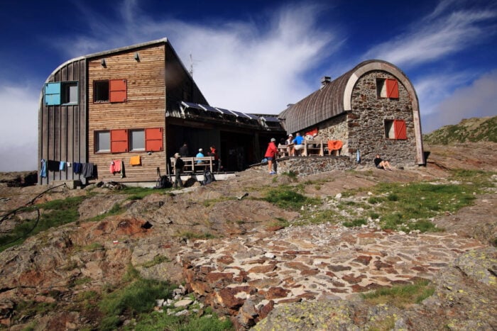 Refuge de l'étang Fourcat dans l'Ariege