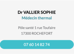 Fiche contact Dr Vallier Sophie