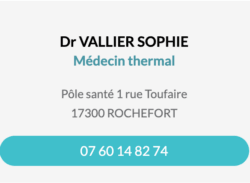 Fiche contact Dr Vallier Sophie