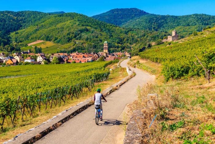 Promenade à vélo dans les Vosges