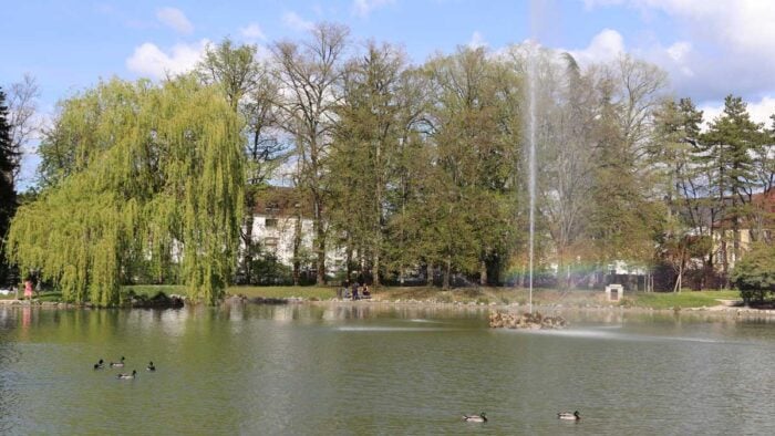 Parc de la station thermale de Lons-le-Saunier