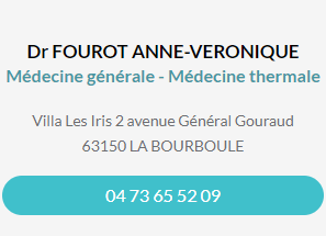 Fiche contact Dr FOUROT Anne-Véronique