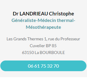 Fiche contact Dr LANDRIEAU Christophe