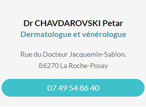 Fiche contact Dr CHAVDAROVSKI Petar
