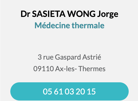 fiche contact Dr Sasieta Wong Jorge Ax-les-Thermes