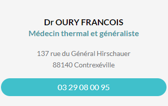 Fiche contact Dr Oury François