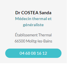 Fiche contact Dr COSTEA Sandra