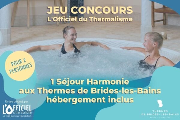 Visuel jeu concours janvier 2024 aux thermes de Brides-les-Bains