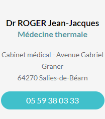Fiche contact du Dr ROGER Jean-Jacques