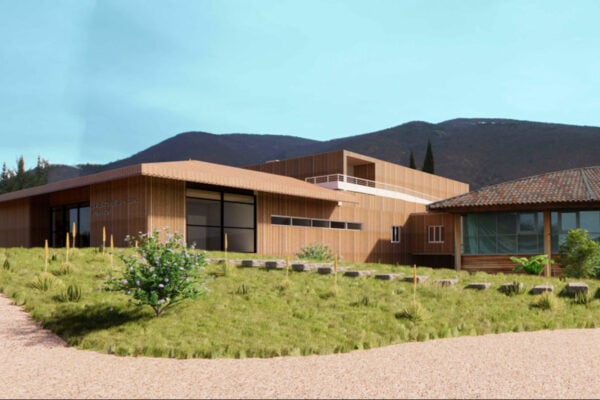 Modélisation 3D des travaux d'agrandissement prévus aux thermes Montbrun