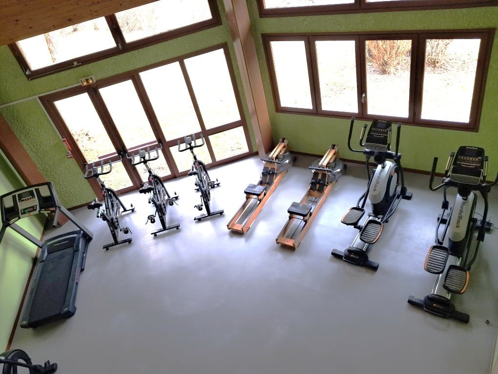 vue salle gym et musculation thermes aulus pyrénées