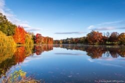 Lac de Christus à Saint-Paul-lès-Dax en automne © Romain Bayle OITT Grand Dax