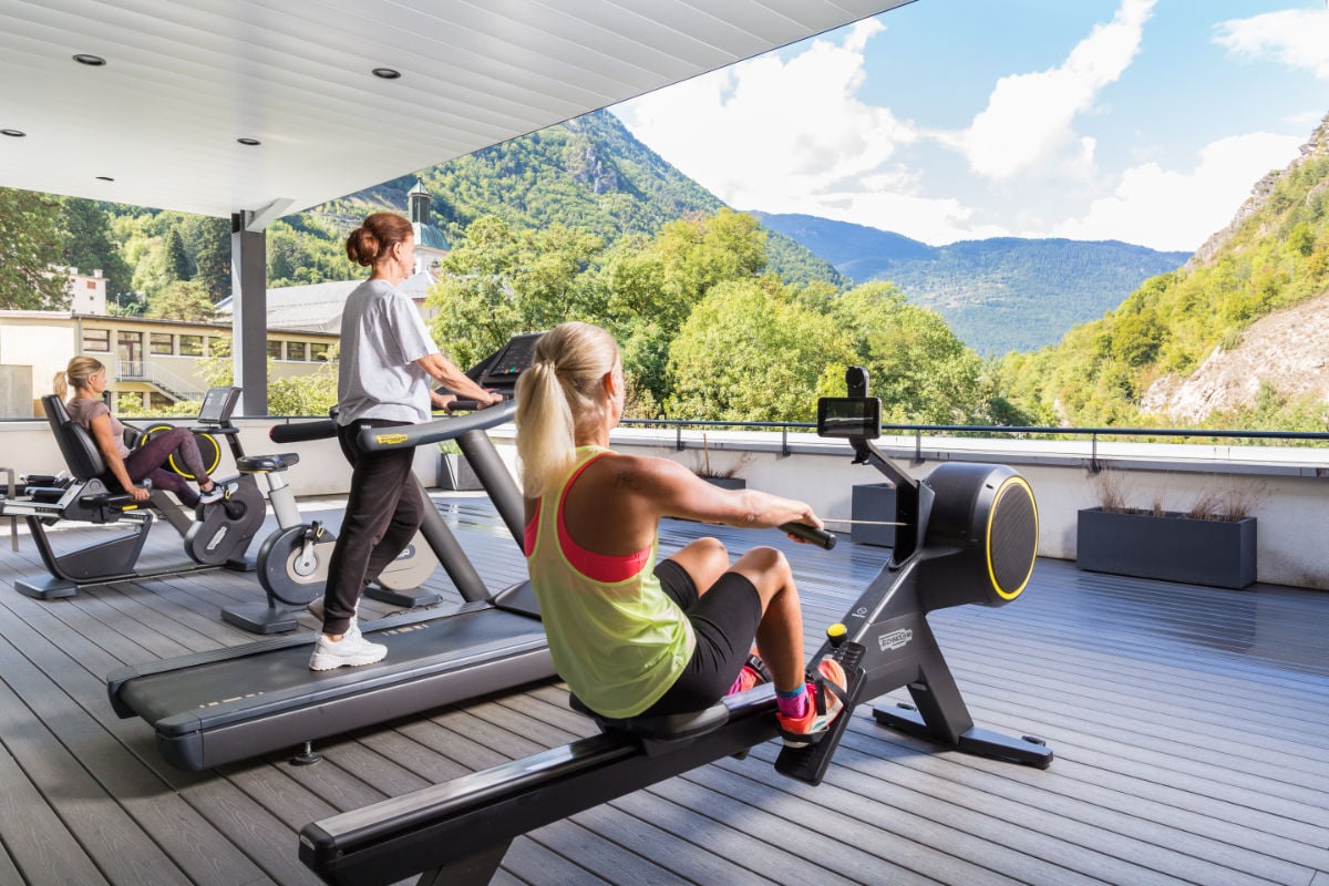 seance sport mini cure thermale amaigrissement aux thermes de Brides-les-Bains ©C. Stramba-Badiali