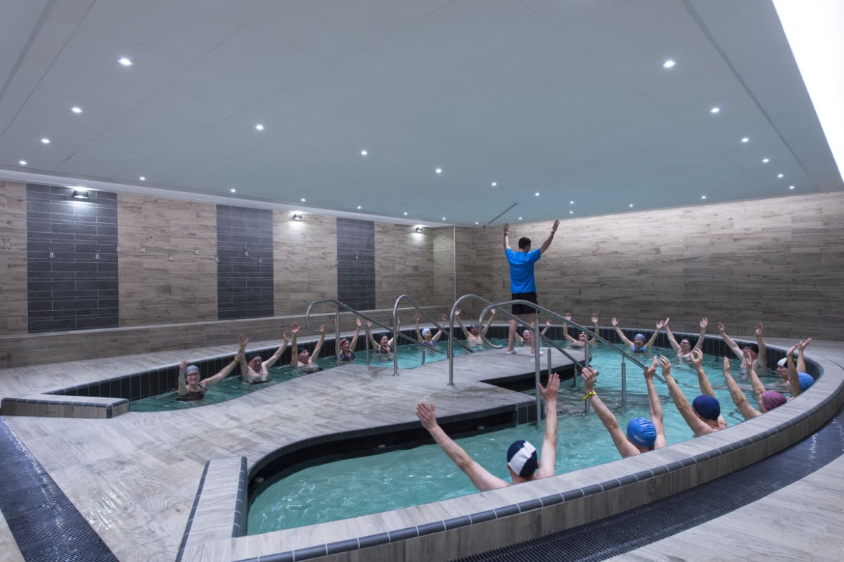 cours aquagym mini cure thermale à Brides-les-Bains