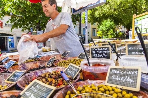 marchés à Gréoux © T. Vergoz